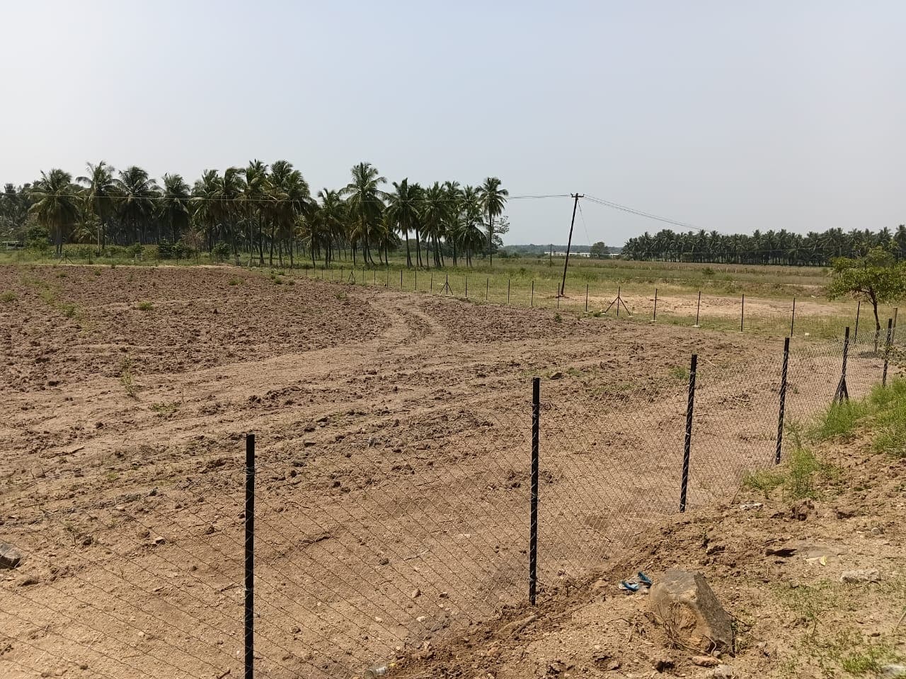 Sri Velmurugan Solar - Completed Angle Fencing Project 1