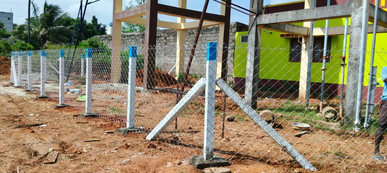 Sri Velmurugan Solar - Completed Chain Link Fencing Project 3
