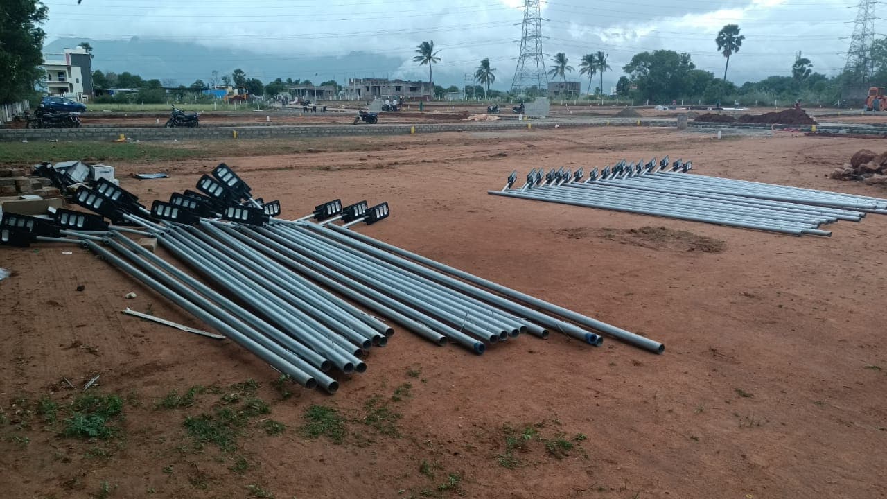 Sri Velmurugan Solar - Completed Street Light Project 2